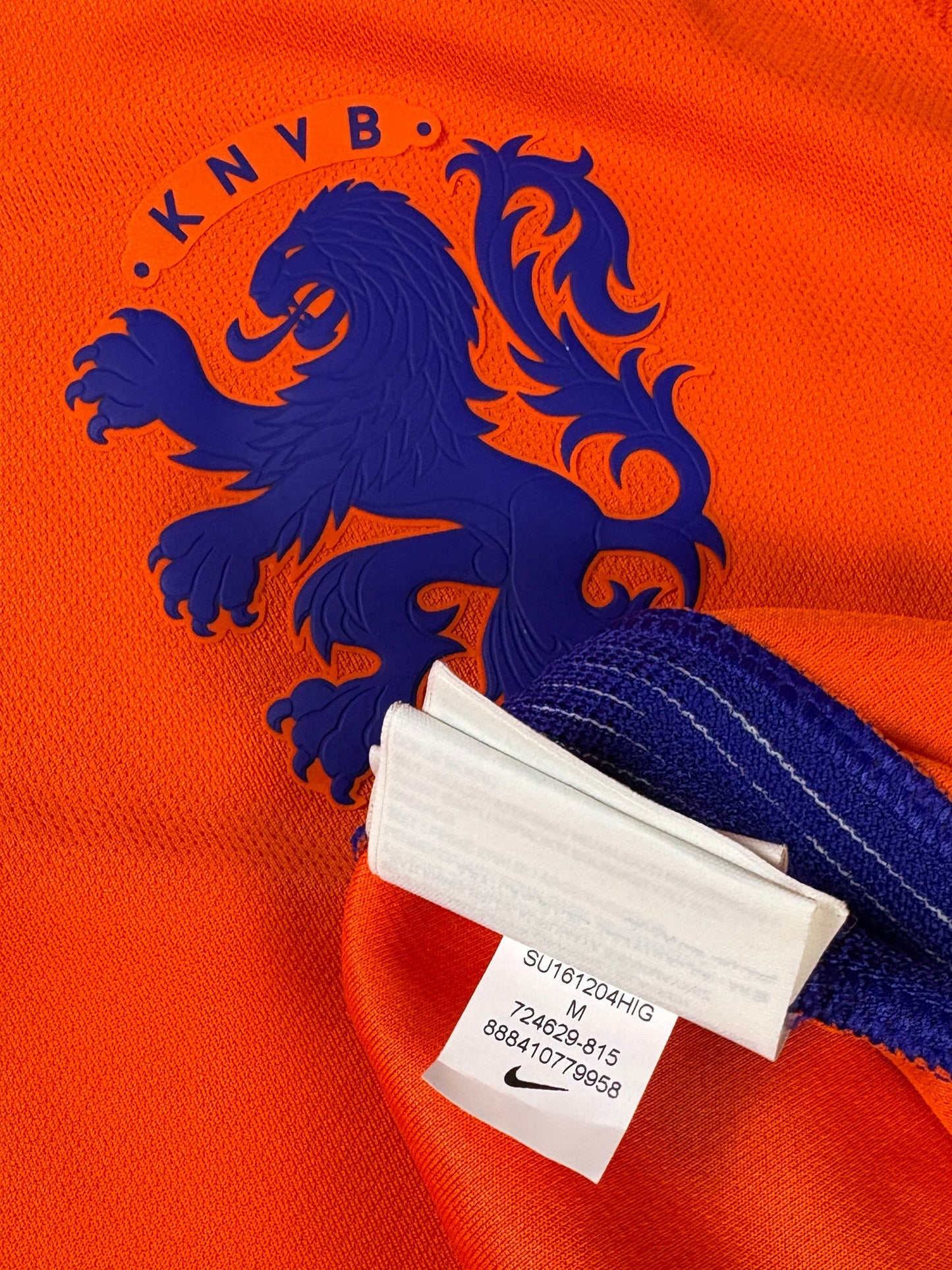 Netherlands 2016 Home Nike Football Shirt Medium
