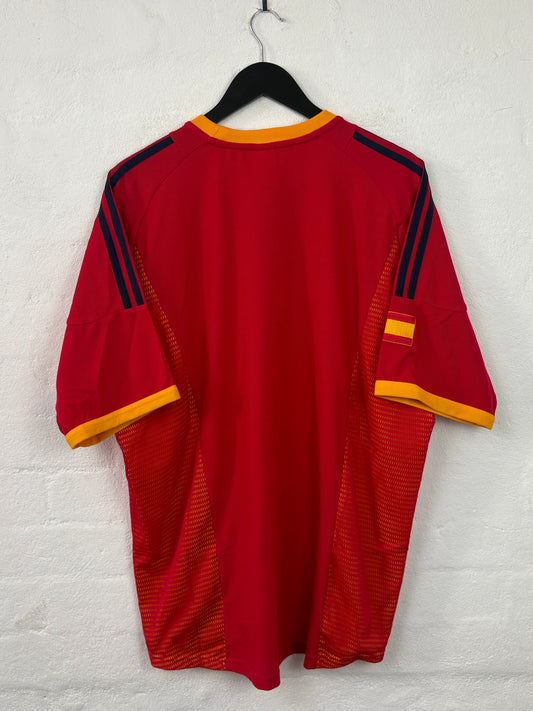 Spain 2002 Home Adidas Football Shirt Extra Large