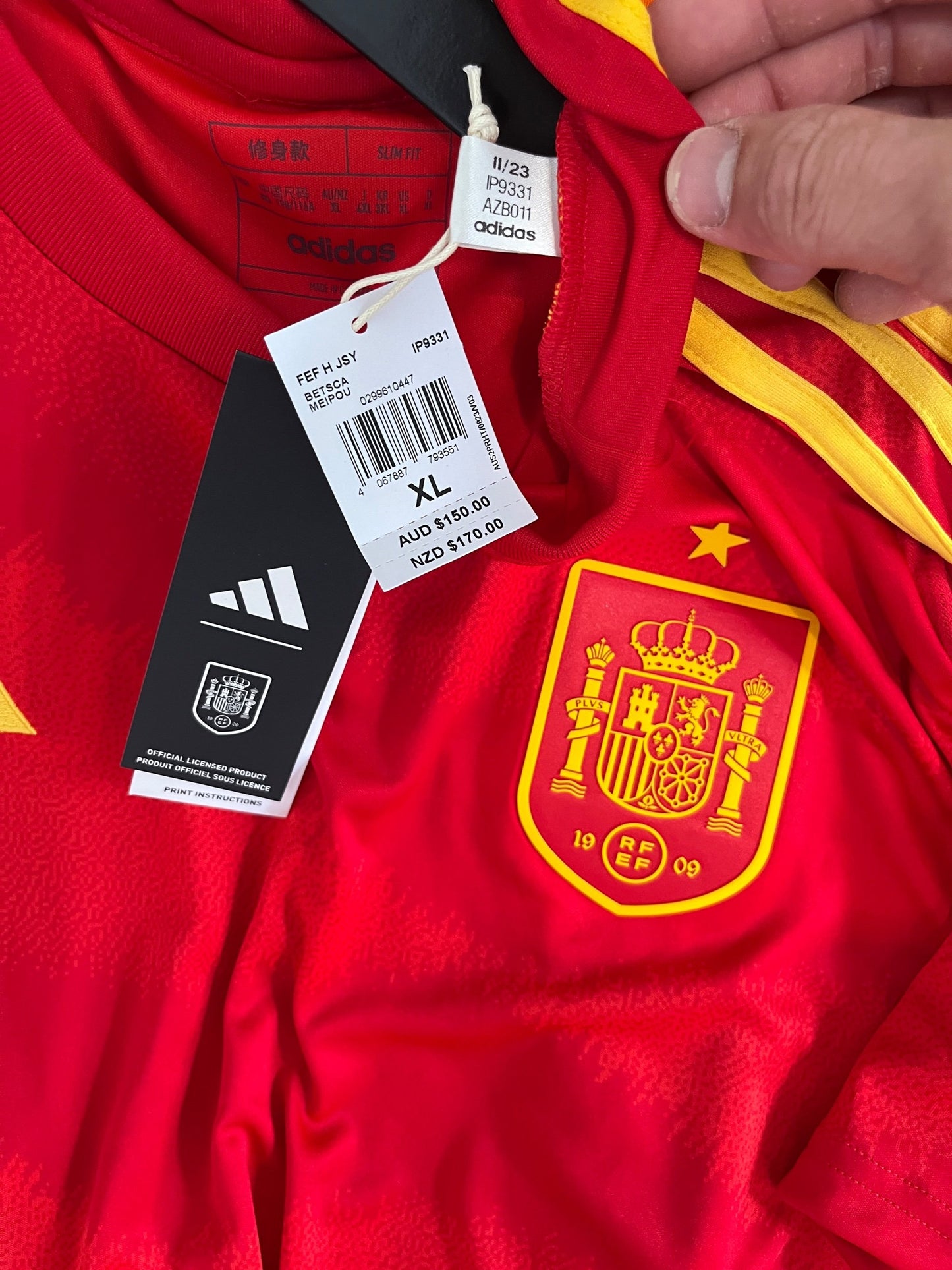 Spain 2024 Home Extra Large