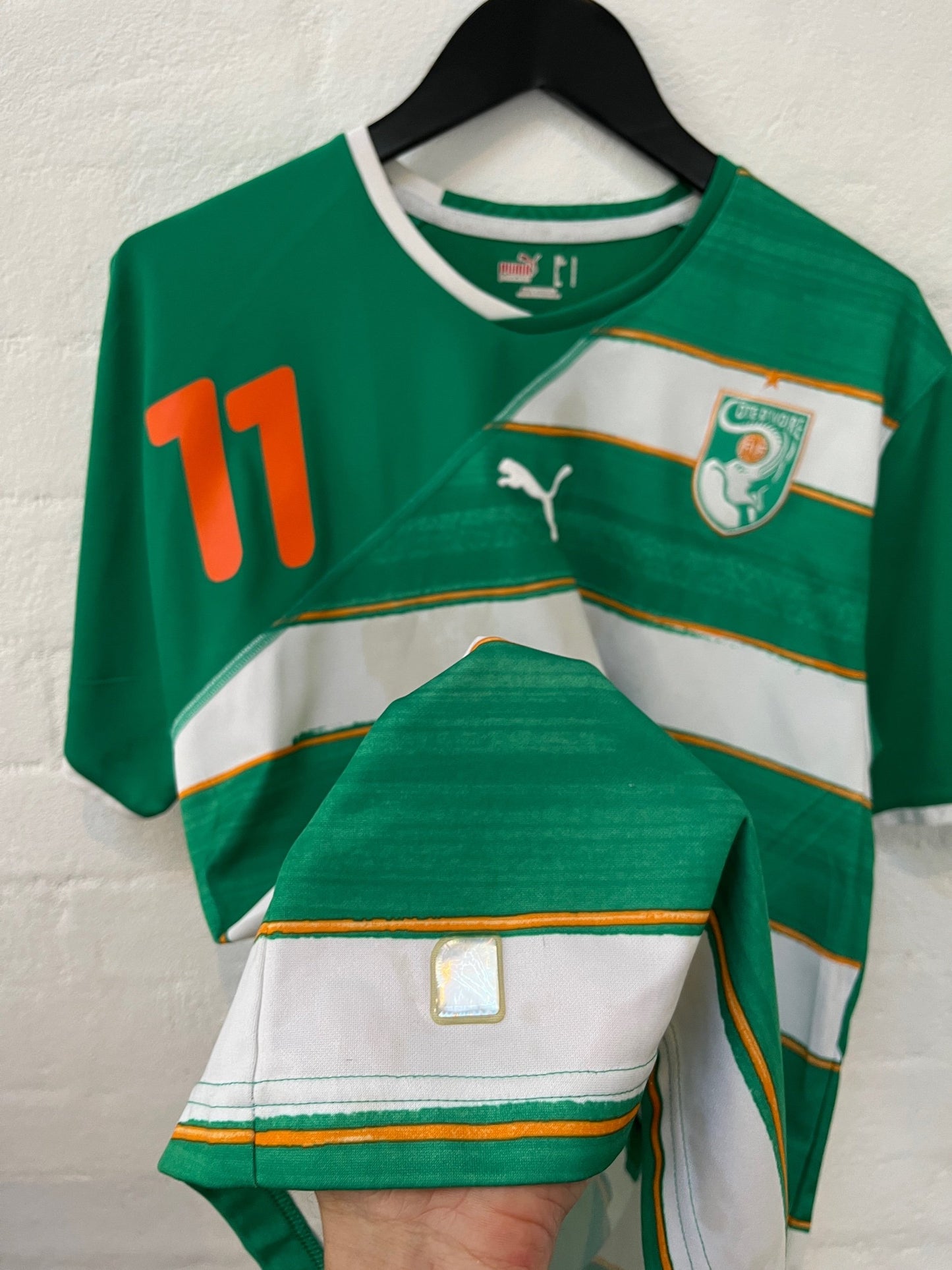 Ivory Coast 2010 Away Medium Drogba 11