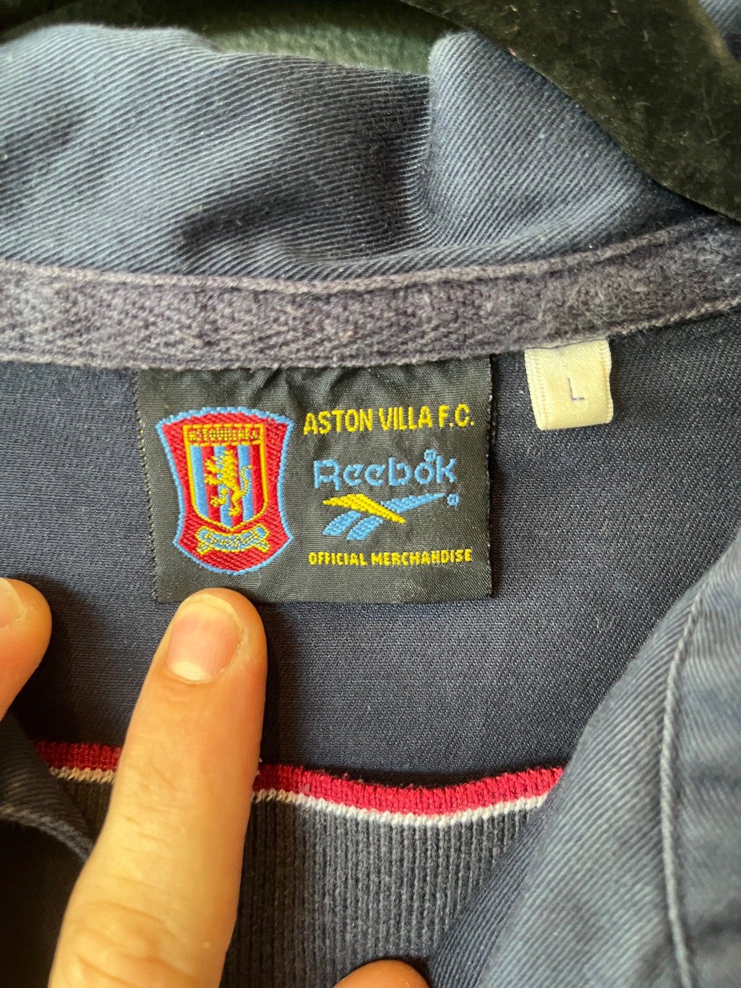 Aston Villa 90's Jacket Large