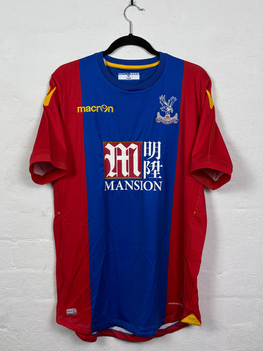 Crystal Palace 2016/17 Home Macron Football Shirt M Zaha 11 ID