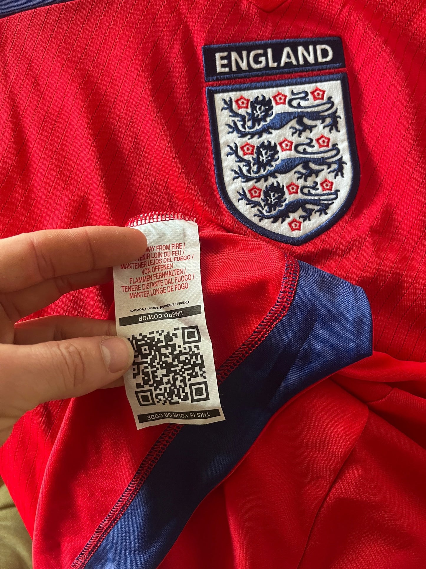 England 2008 Away Extra Large