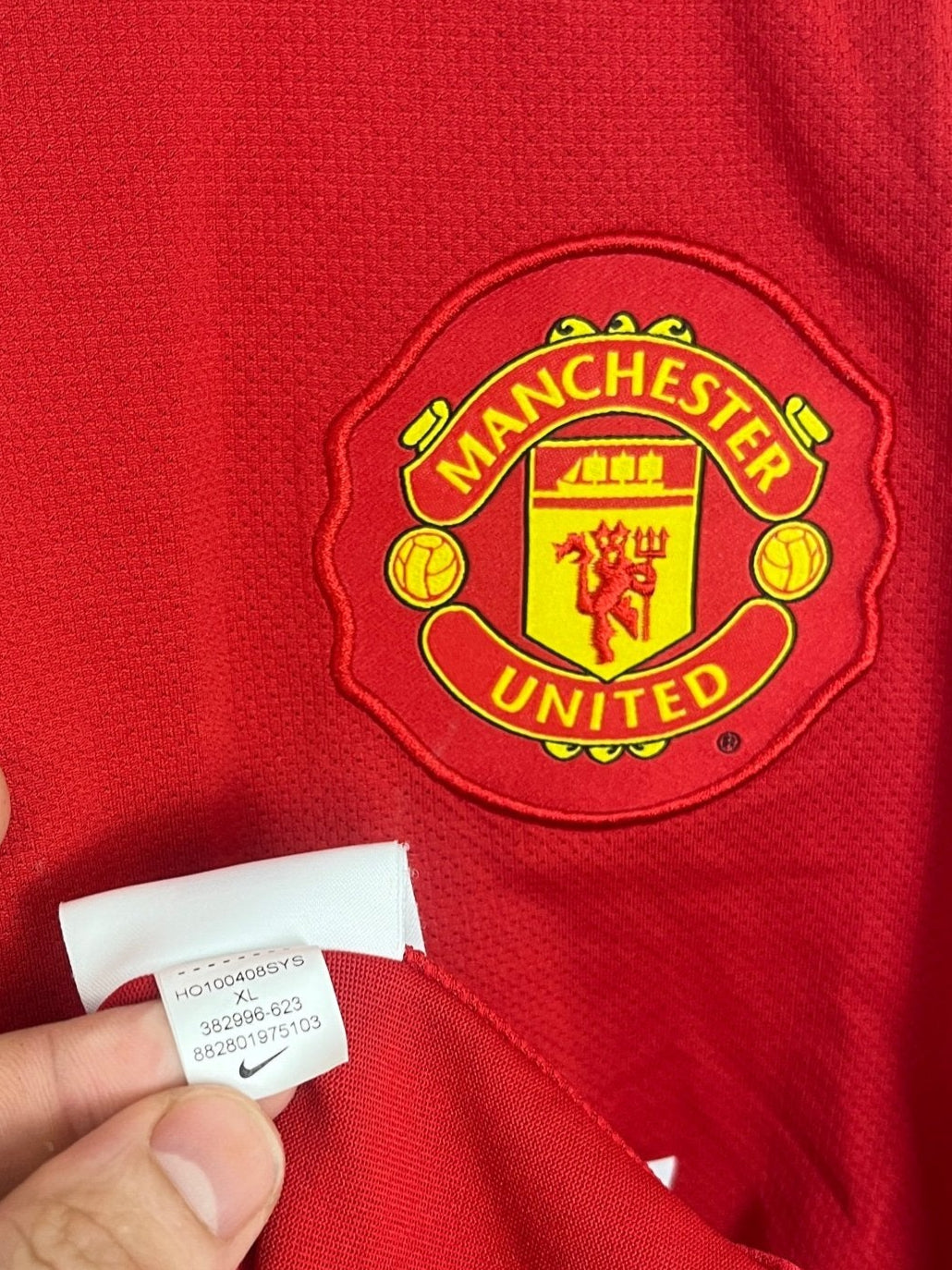 Manchester United 2011/12 Home Extra Large (Long Sleeve)