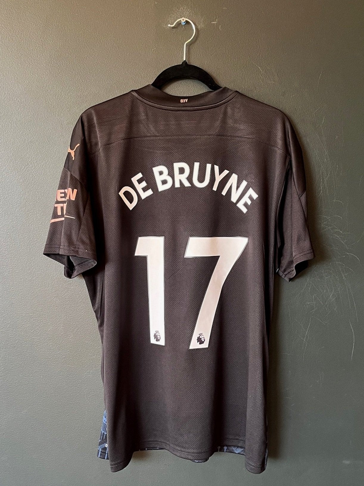 Manchester City 2020/21 Away XL De Bruyne 17