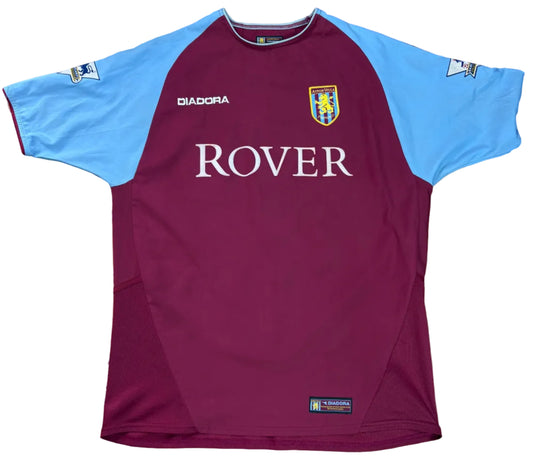 Aston Villa 2002/03 Home Reebok Football Shirt Small McCann 8