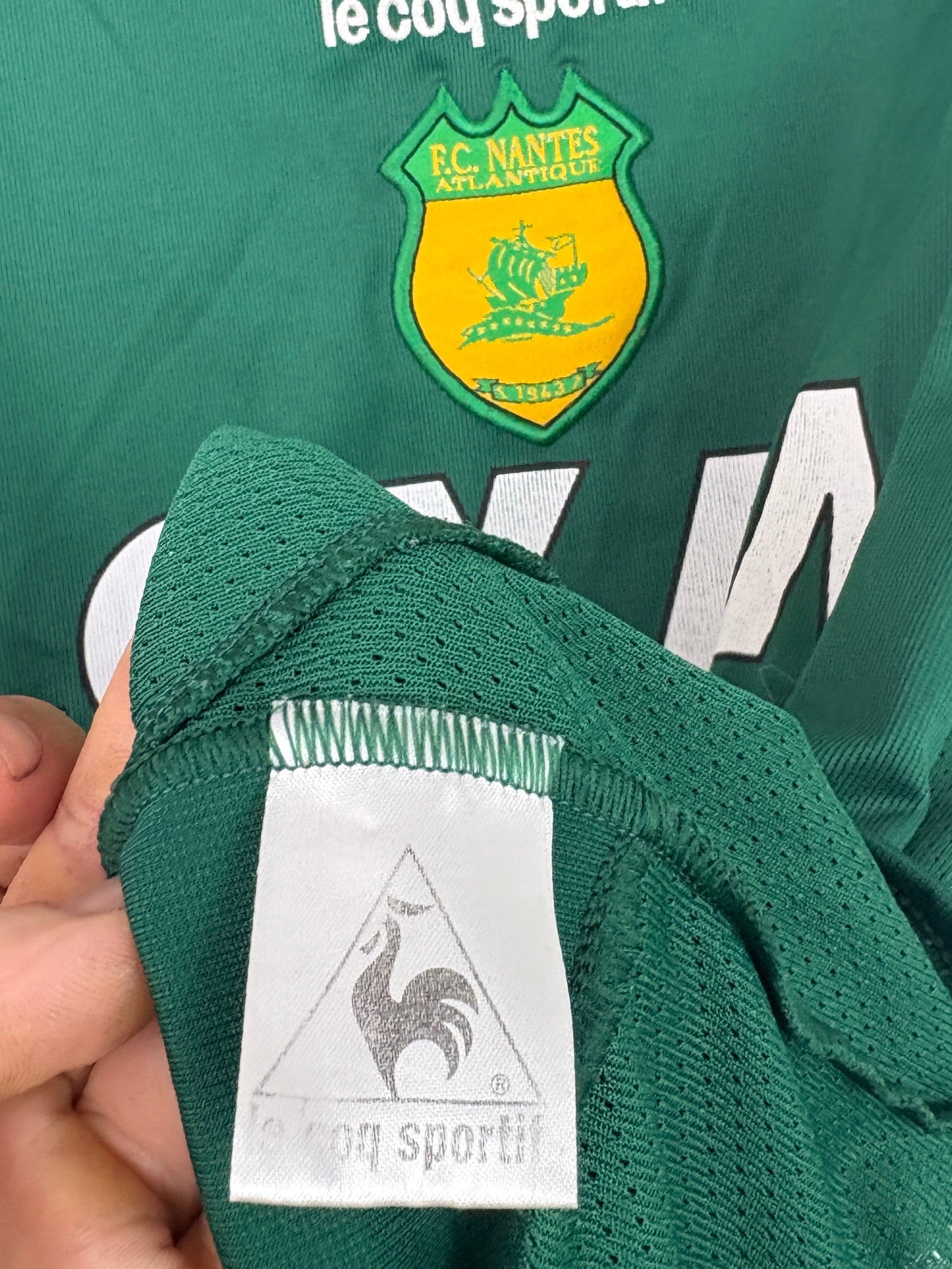 Fc Nantes 2002/03 Third Le Coq Football Shirt Extra Large