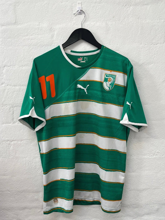 Ivory Coast 2010 Away Medium Drogba 11