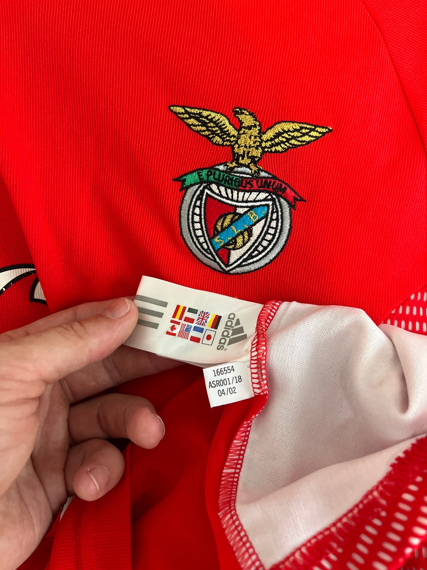 Benfica 2002/03 Home Medium Vahovic 10