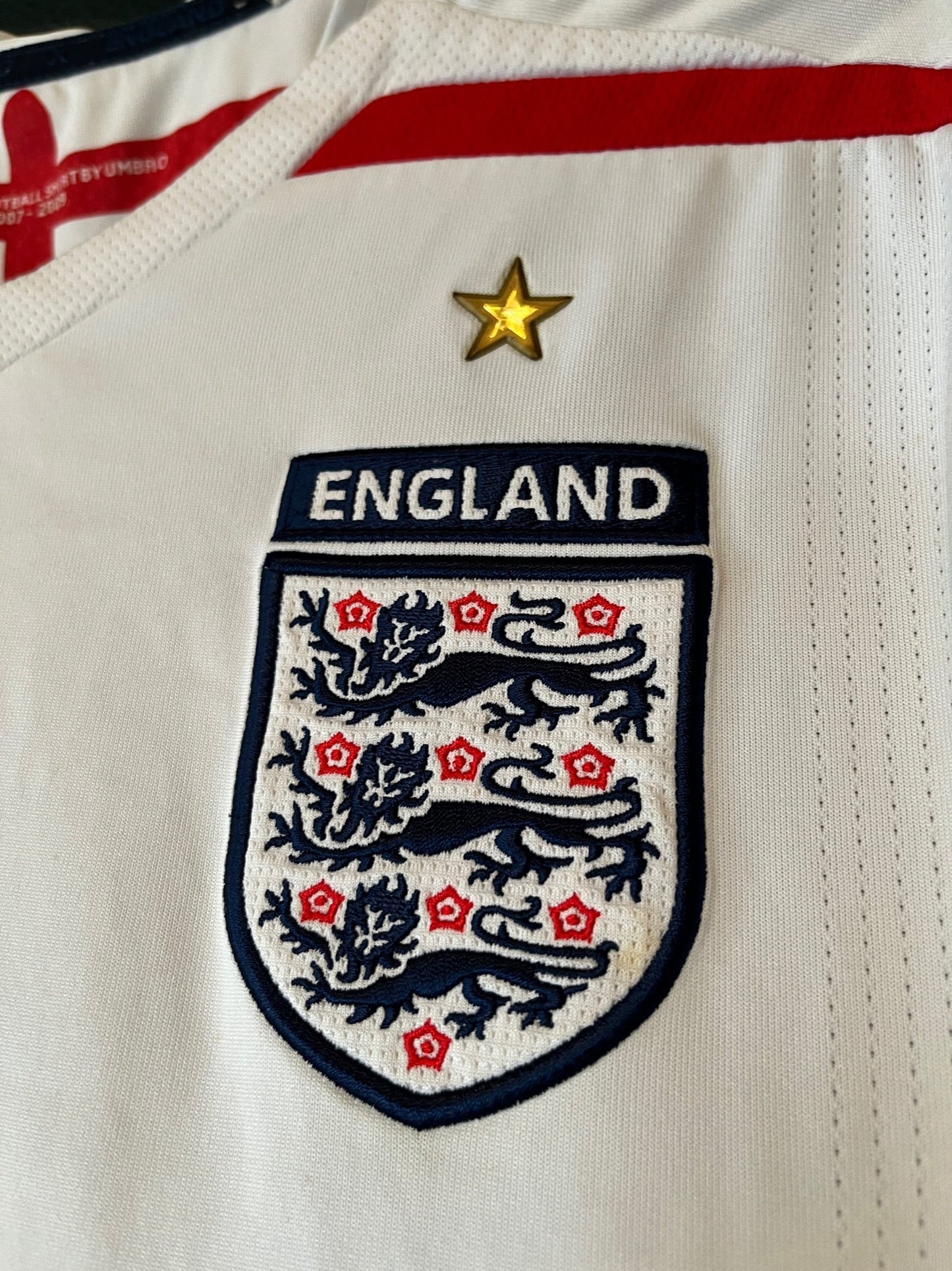 England 2008 Home Large (Long Sleeve) Ferdinand 5