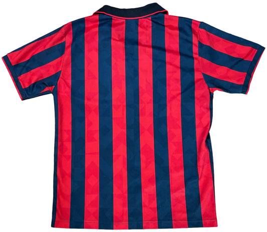 Ac Milan 1995/96 Home Lotto Football Shirt Extra Large