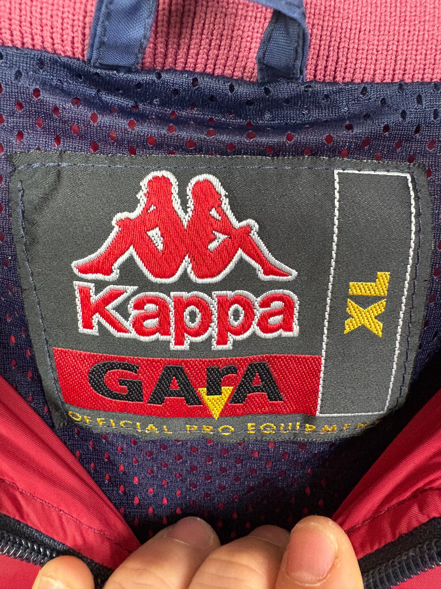 As Roma 00's Windbreaker Kappa Football Jacket XL