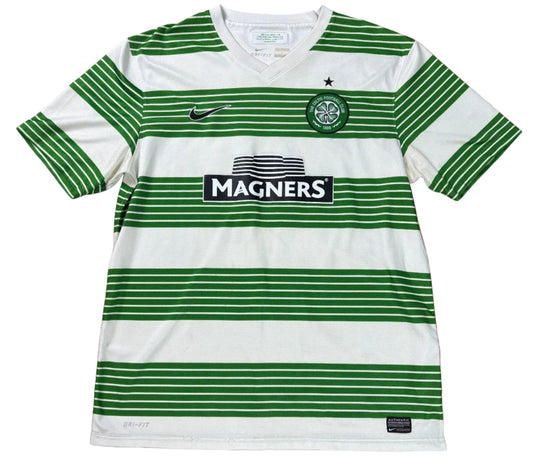 Celtic 2013/14 Home Nike Football Shirt Large Rogic 18