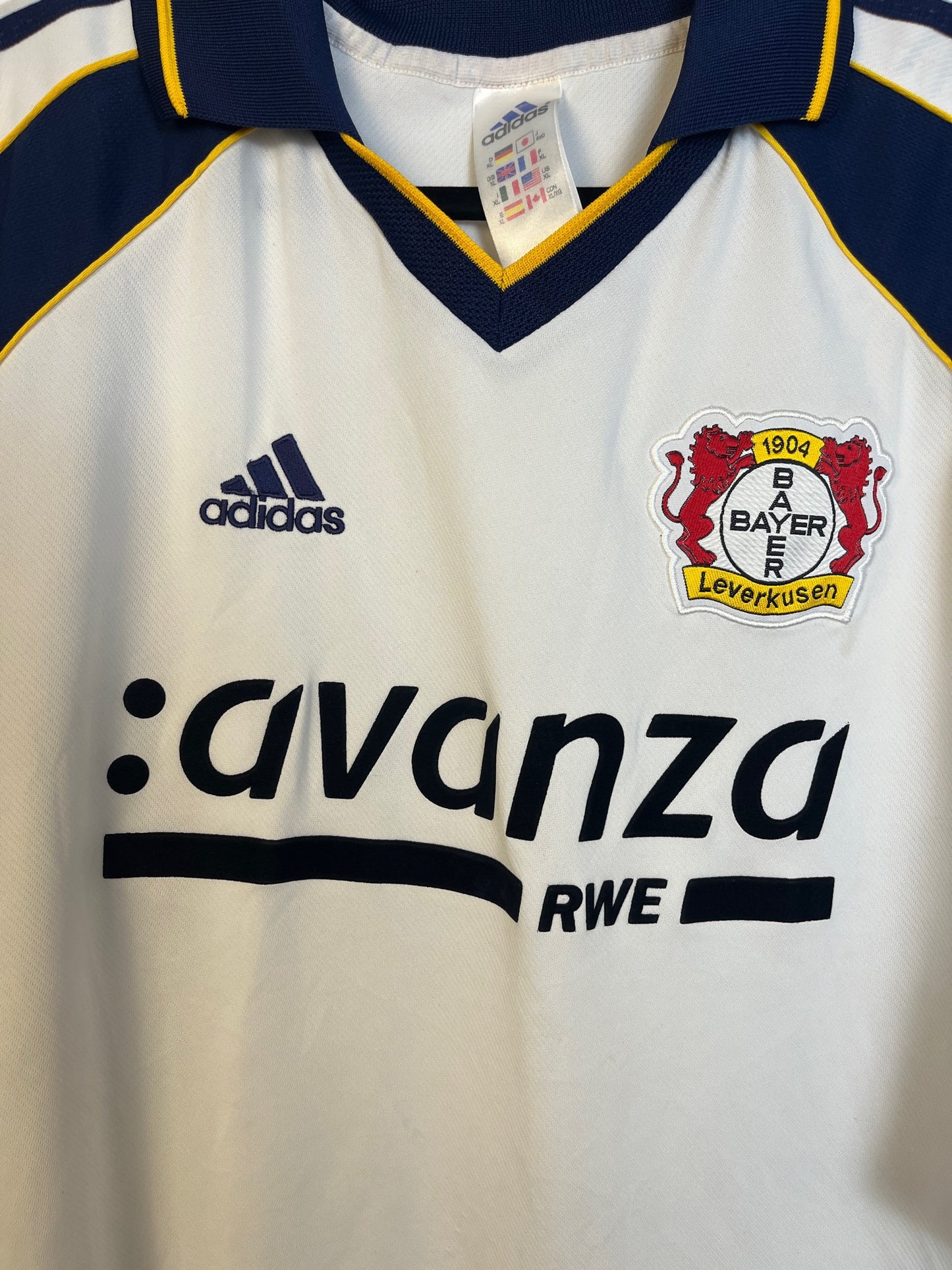 Bayer Leverkusen 2000/01 Away Extra Large