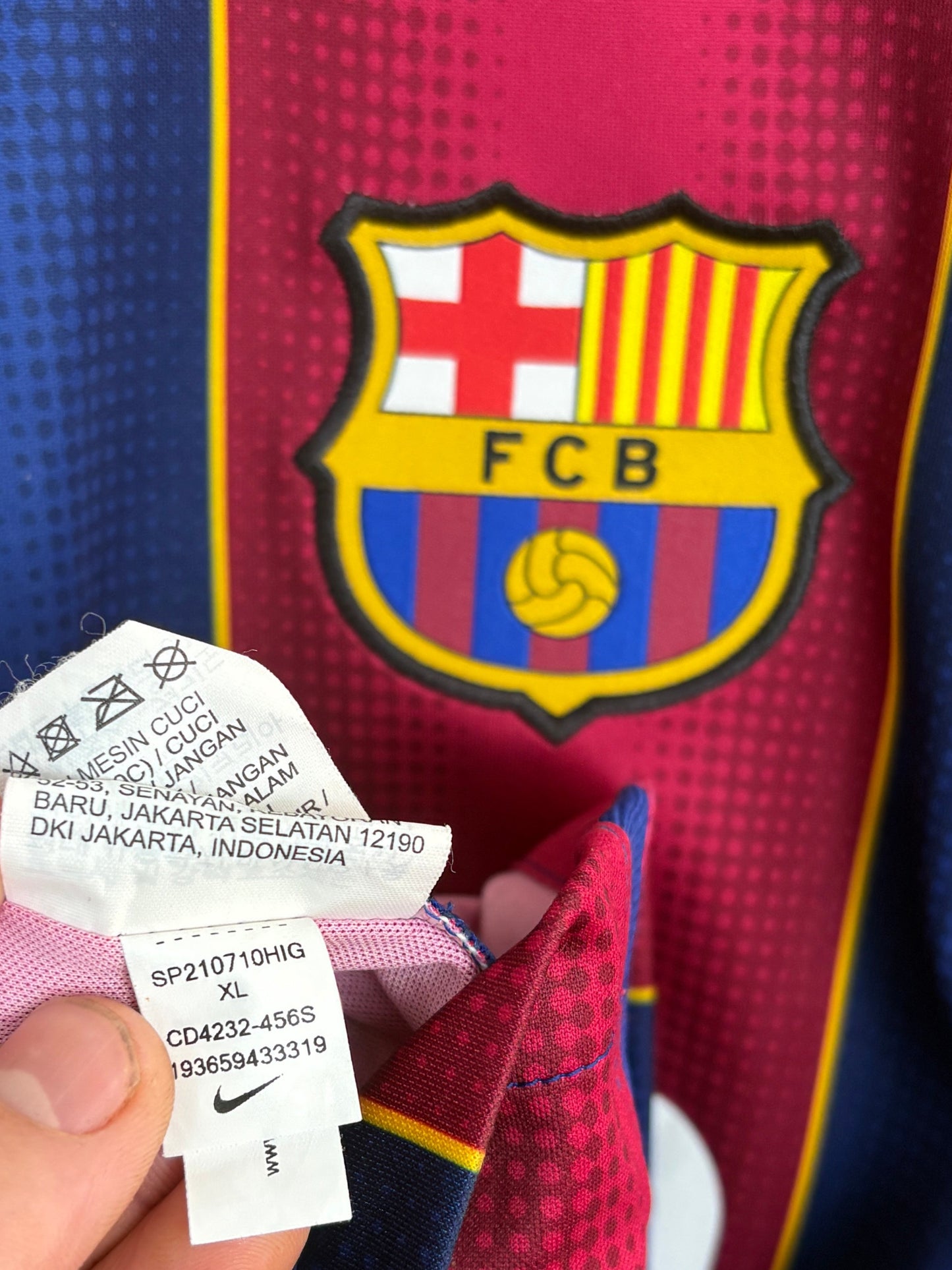 Barcelona 2020/21 Home XL Messi 10