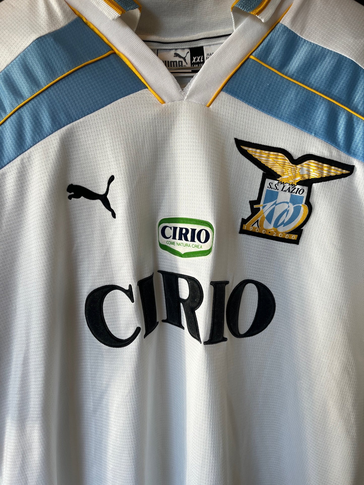 Lazio 1999/00 Centenary Home XXL Simione 14