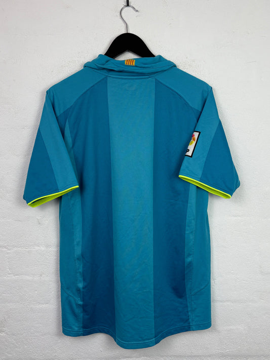 Barcelona 2007/08 Away Nike Football Shirt Medium