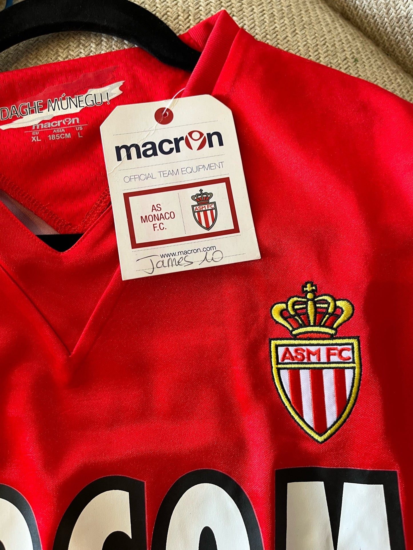 As Monaco 2011/12 Home Extra Large James 10
