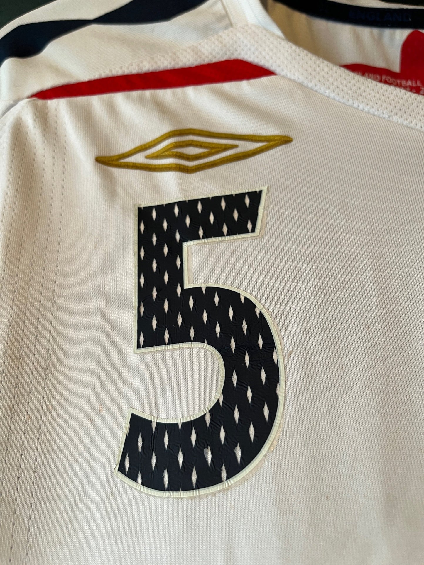 England 2008 Home Large (Long Sleeve) Ferdinand 5
