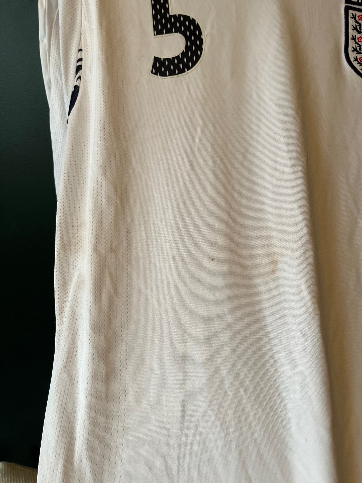 England 2008 Home Large (Long Sleeve) Ferdinand 5