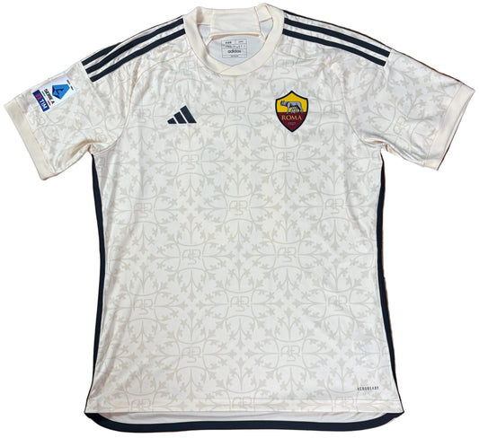 As Roma 2023/24 Away Adidas Football Shirt Large Totti 10