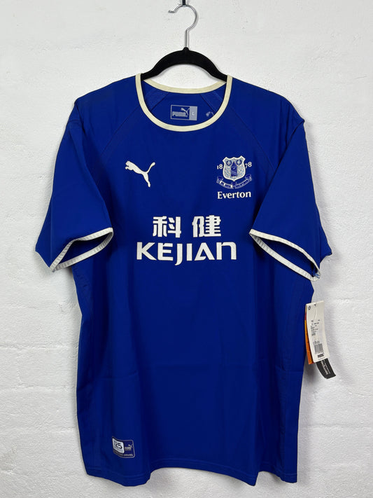 Everton 2003/04 Home Puma Football Shirt L Rooney 18