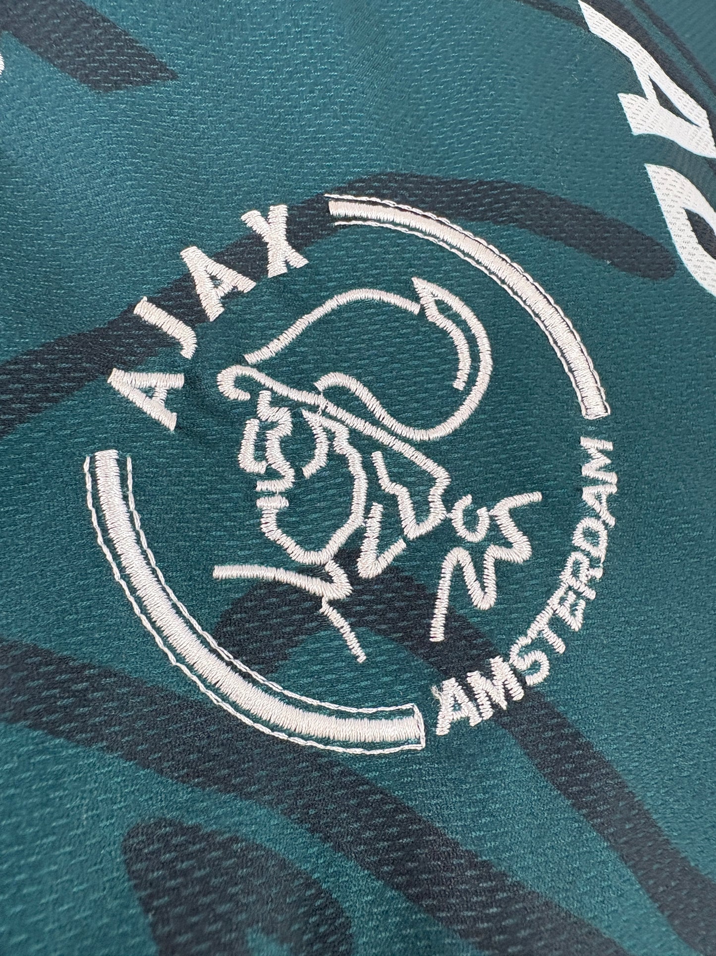 Ajax 1995/96 Away Umbro Football Shirt Medium Kluivert 15