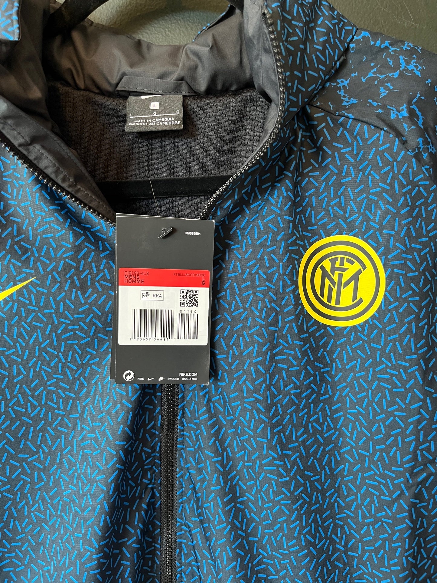 Inter Milan 2019/20 Jacket Large