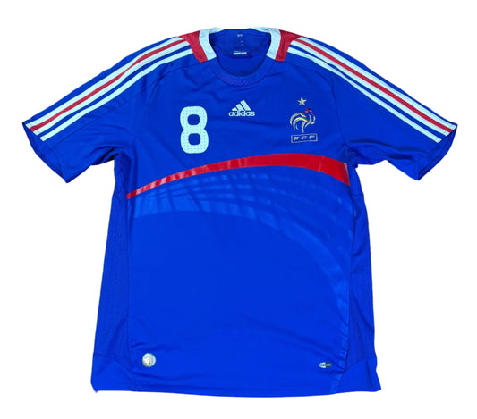 France 2008 Home Adidas Football Shirt Large Anelka 8