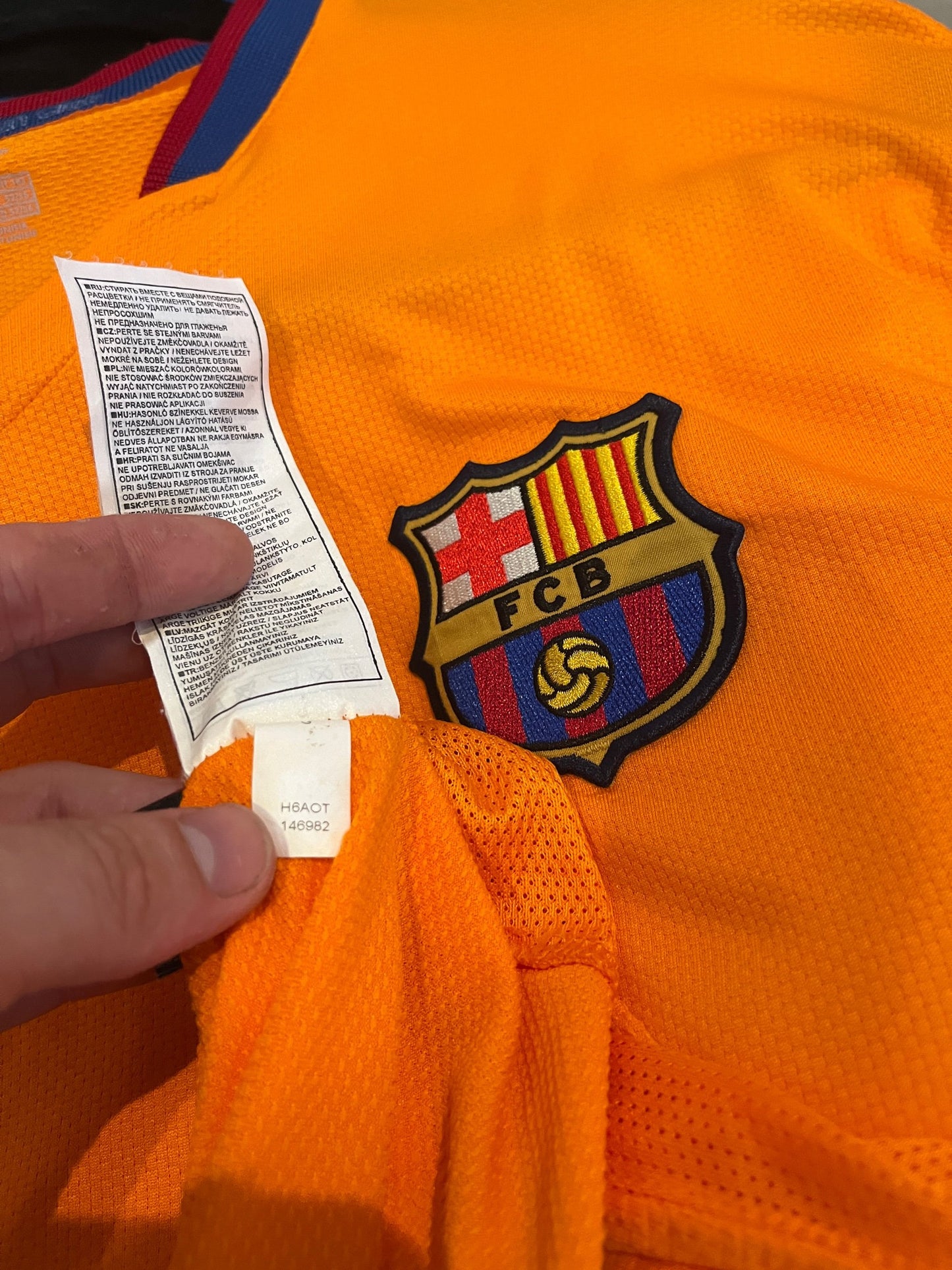 Barcelona 2006/07 Away Large Messi 19