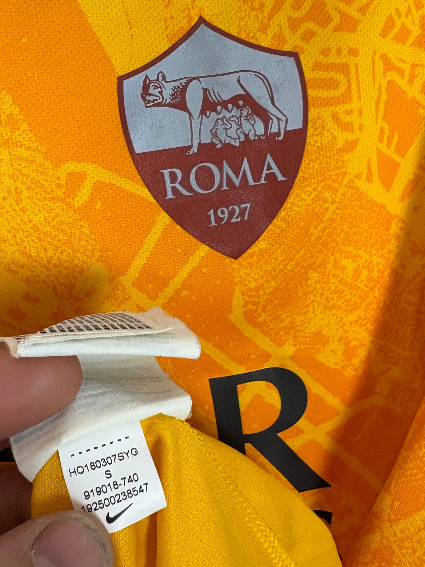 As Roma 2018/19 Away Nike Football Shirt Small
