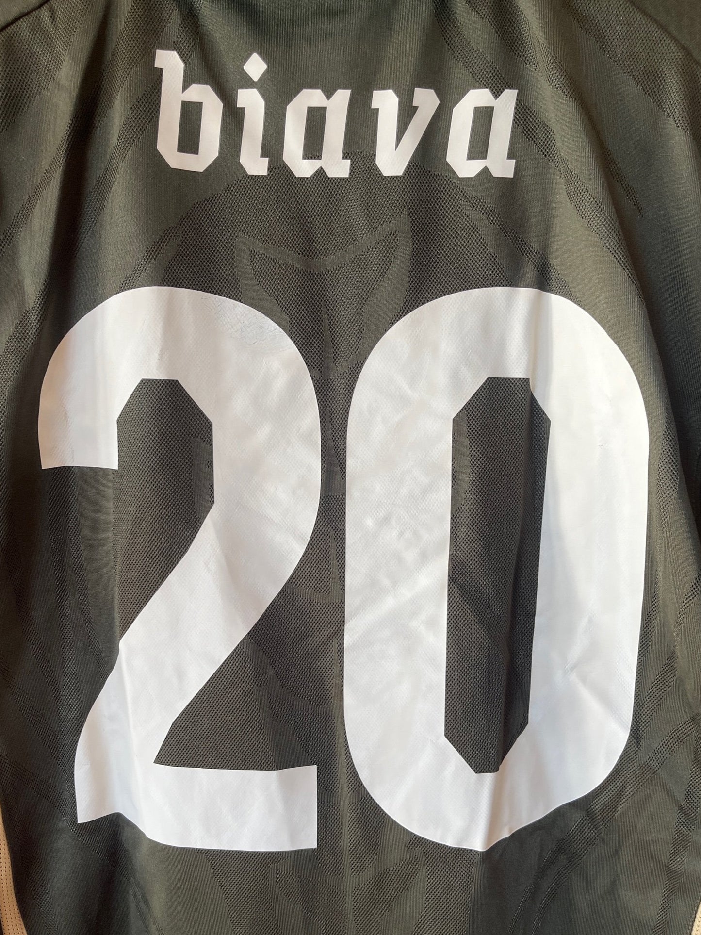 Lazio 2010/11 Away Medium Biava 20 *Matchworn*