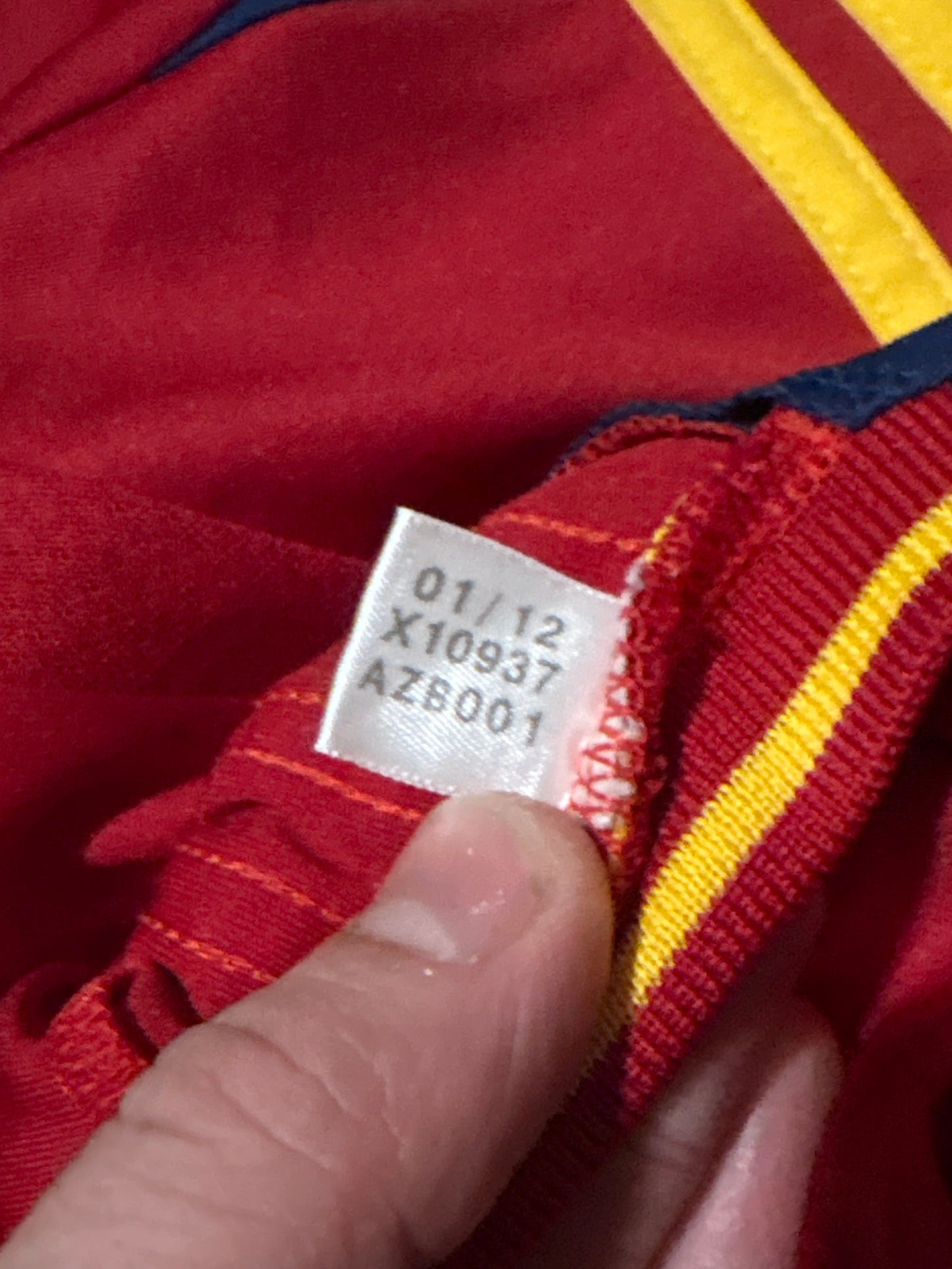 Spain 2012 Home Adidas Football Shirt Medium