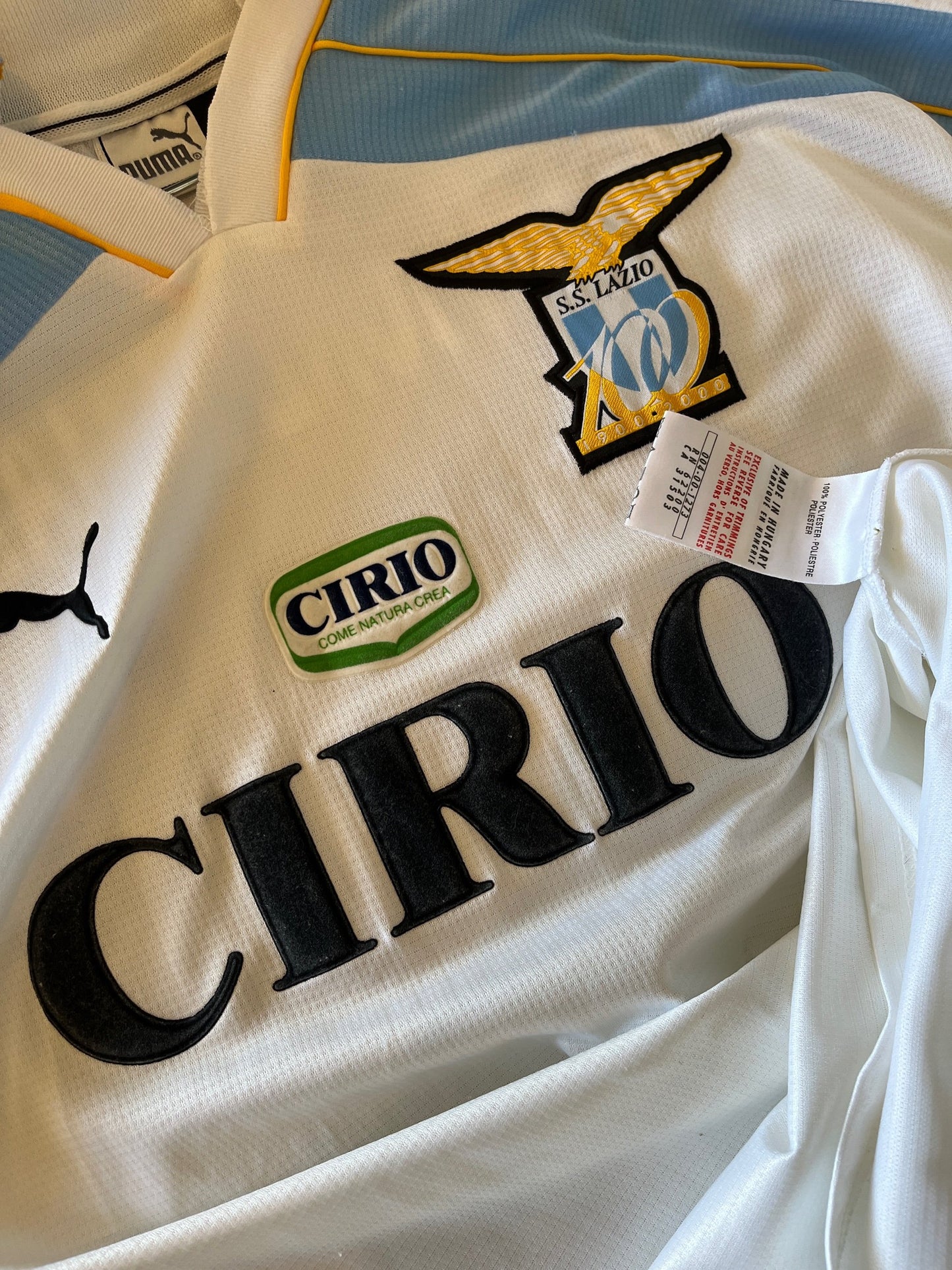 Lazio 1999/00 Centenary Home XXL Simione 14