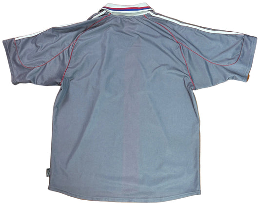 Lyon 2001/02 Home Adidas Football Shirt Extra Large