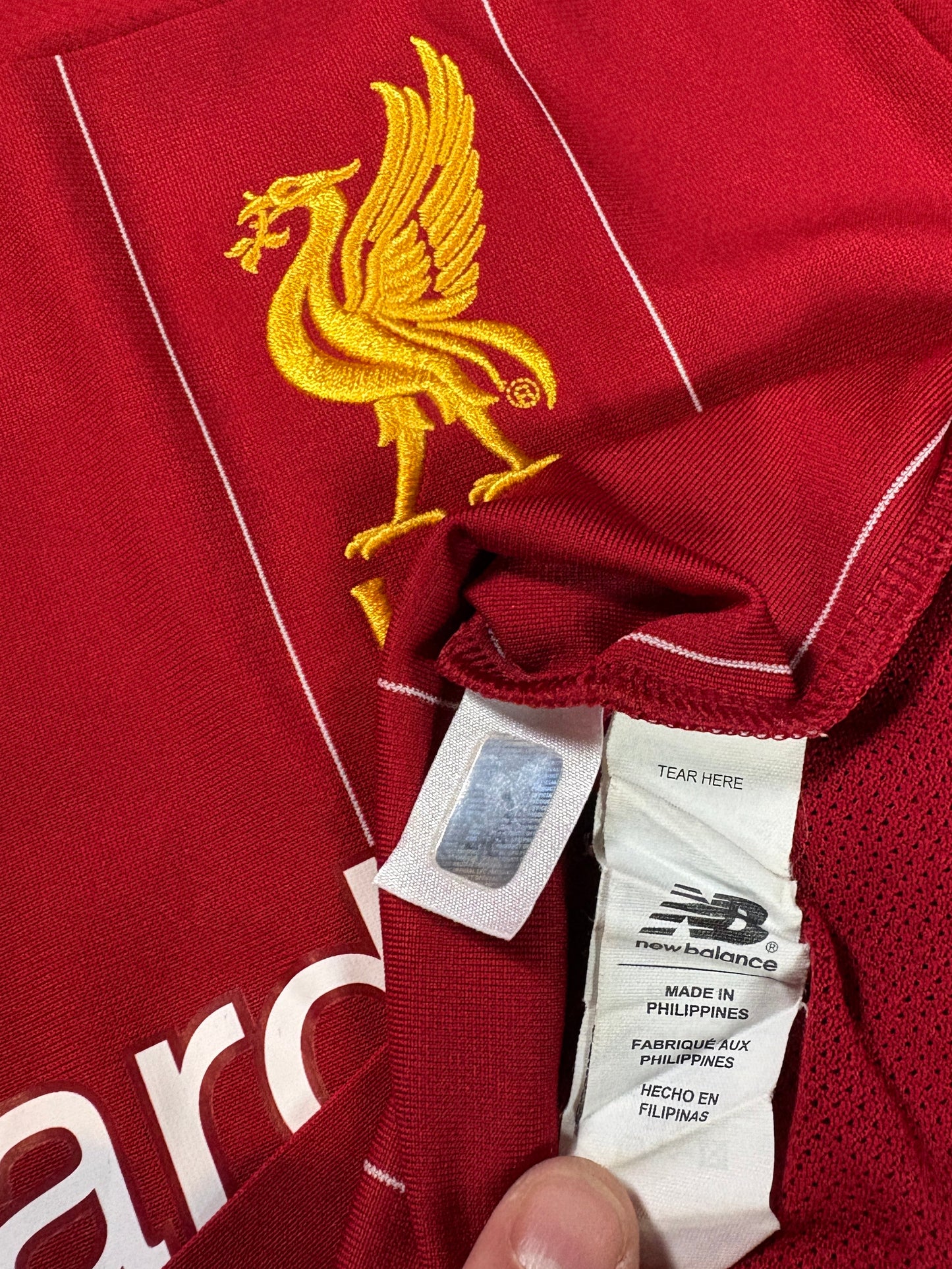 Liverpool 2019/20 Home New Balance Football Shirt Medium Firmino 9
