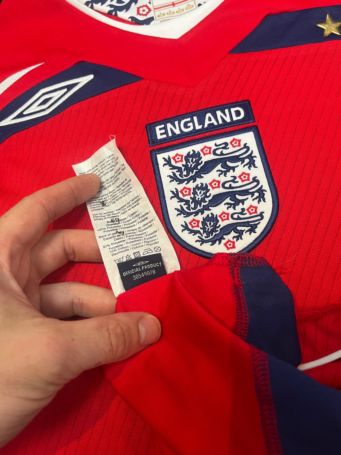 England 2008 Away Large Gerrard 4