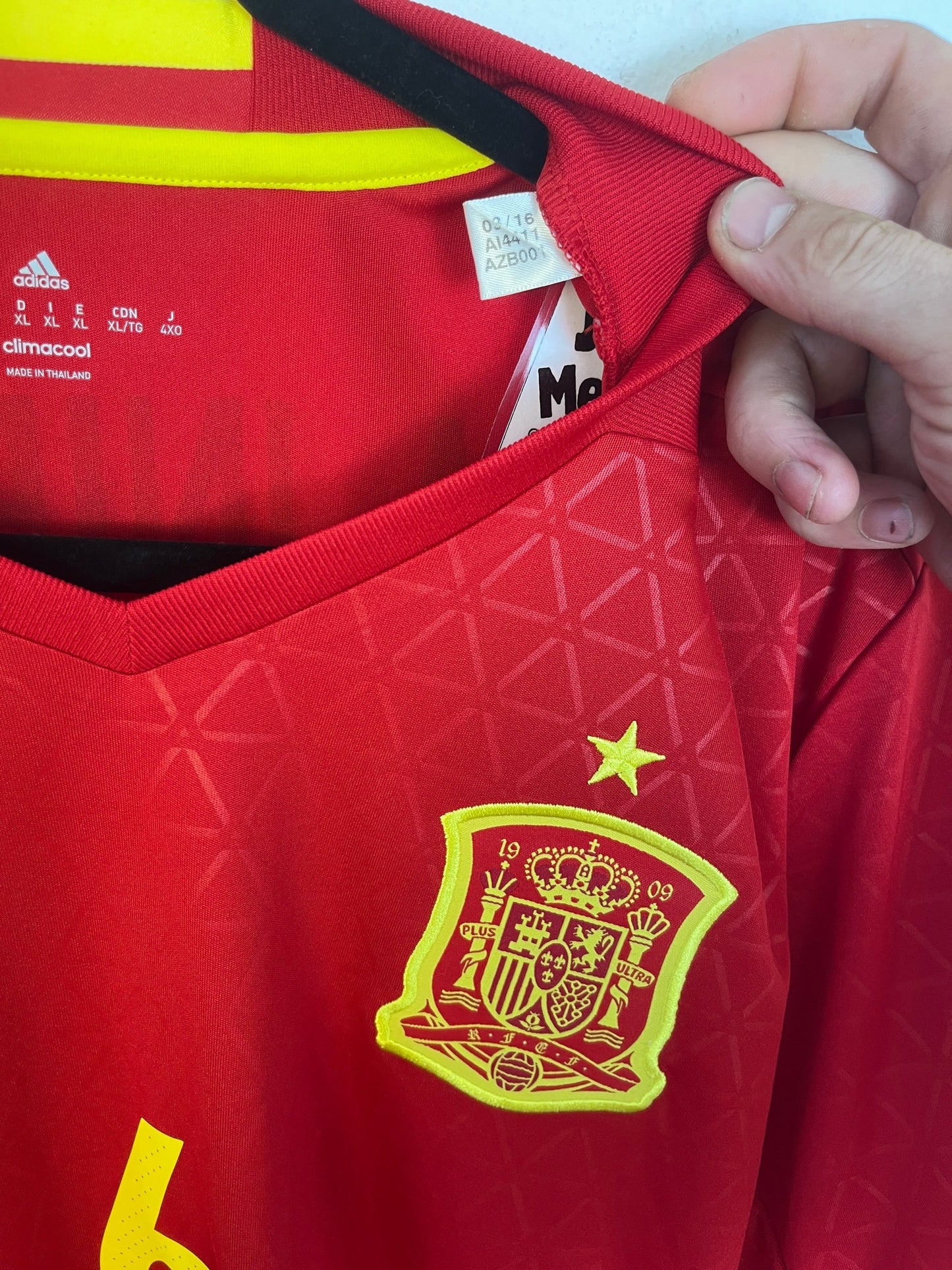 Spain 2016 Home Extra Large Iniesta 6