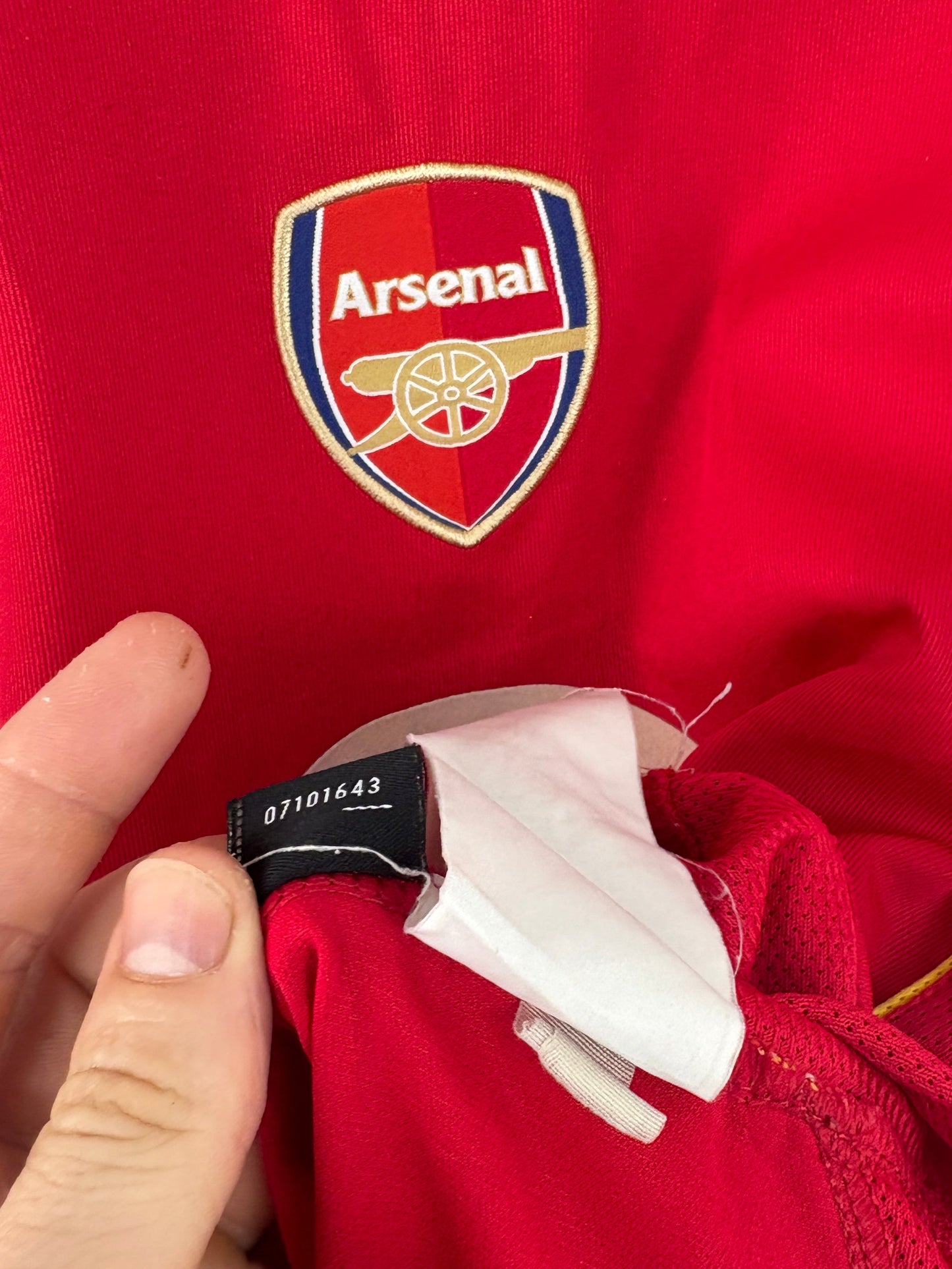 Arsenal 2004/05 Home Nike Football Shirt S Fabregas 15 Tag Fadded