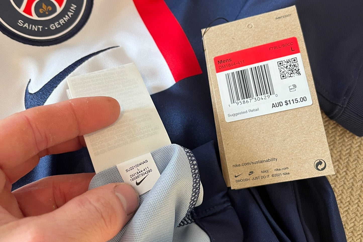 PSG 2022/23 Home Large Mbappe 7