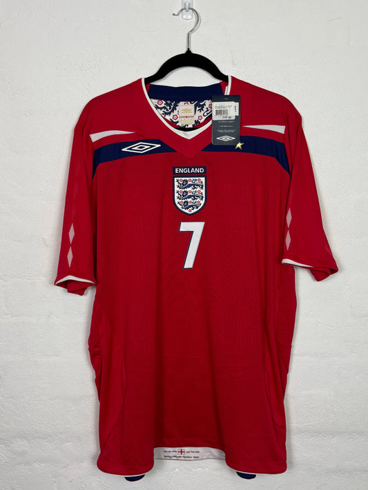 England 2008 Away XL Beckham 7