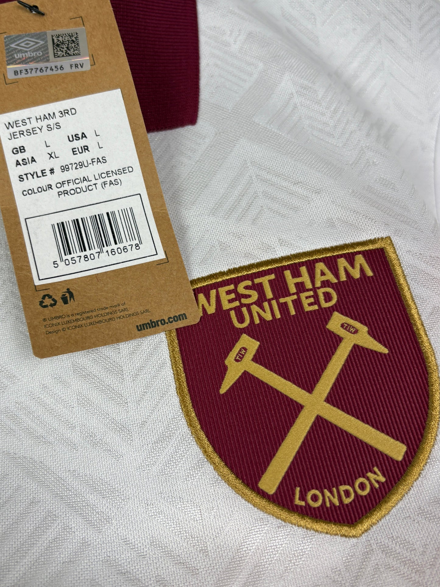 West Ham 2024/25 Away L Bowen 20