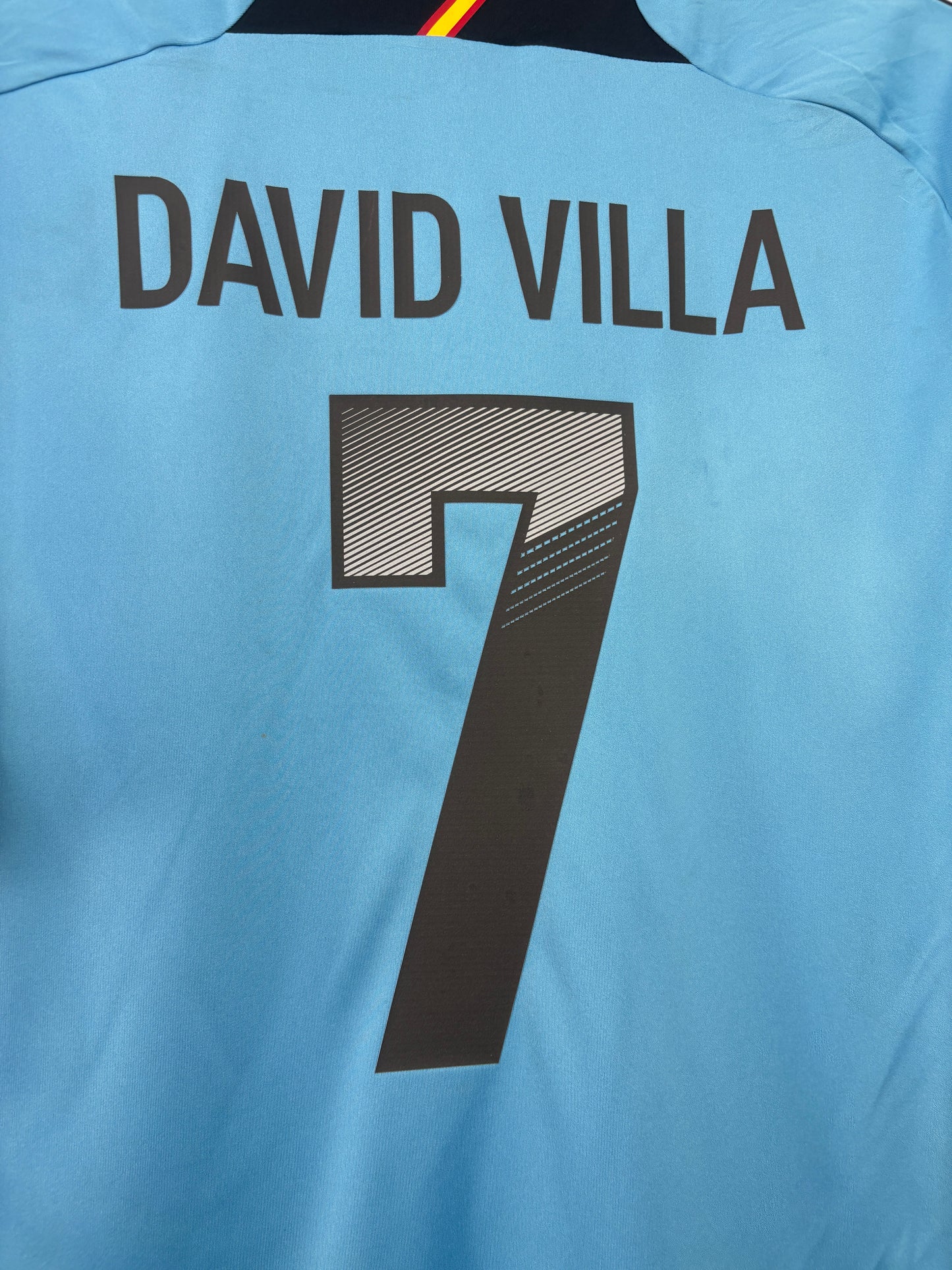 Spain 2012 Away Adidas Football Shirt L David Villa 7