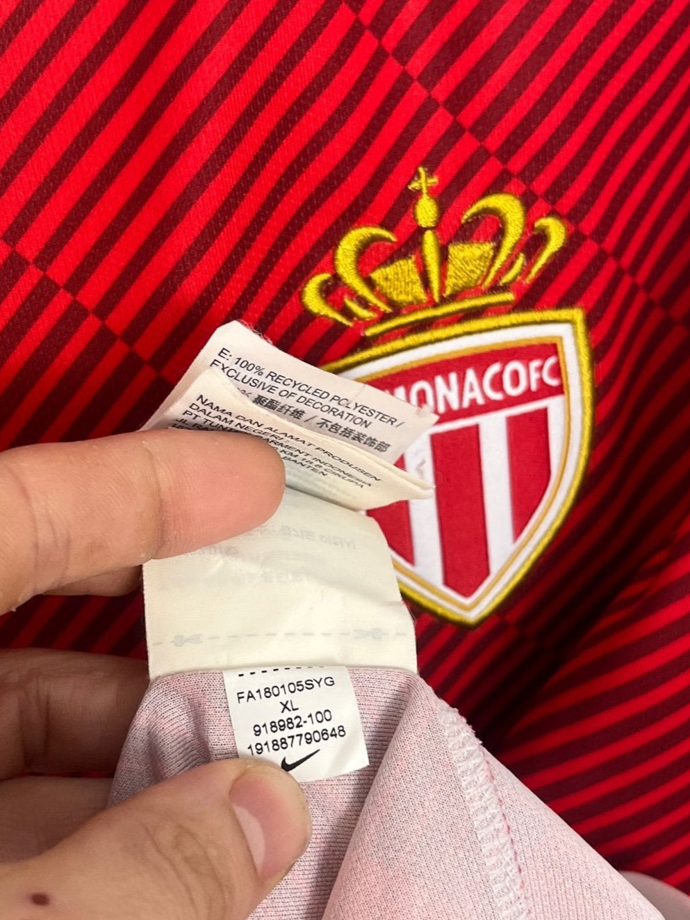 As Monaco 2018/19 Home Extra Large
