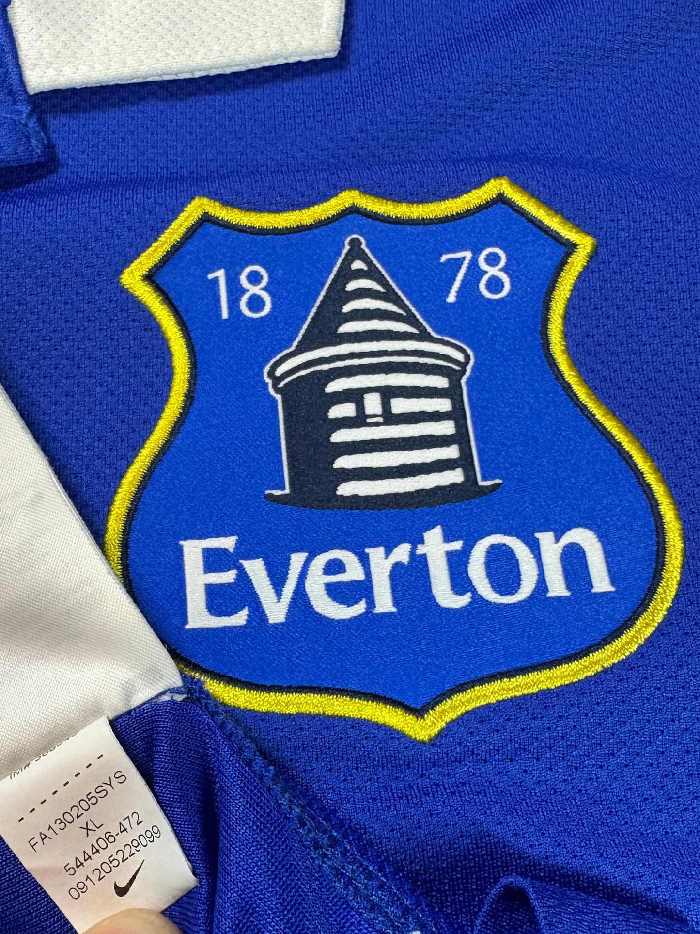 Everton 2013/14 Home Nike Football Shirt Extra Large Lukaku 17