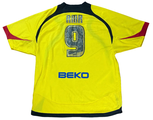 Watford 2007/08 Home Diadora Football Shirt Extra Large