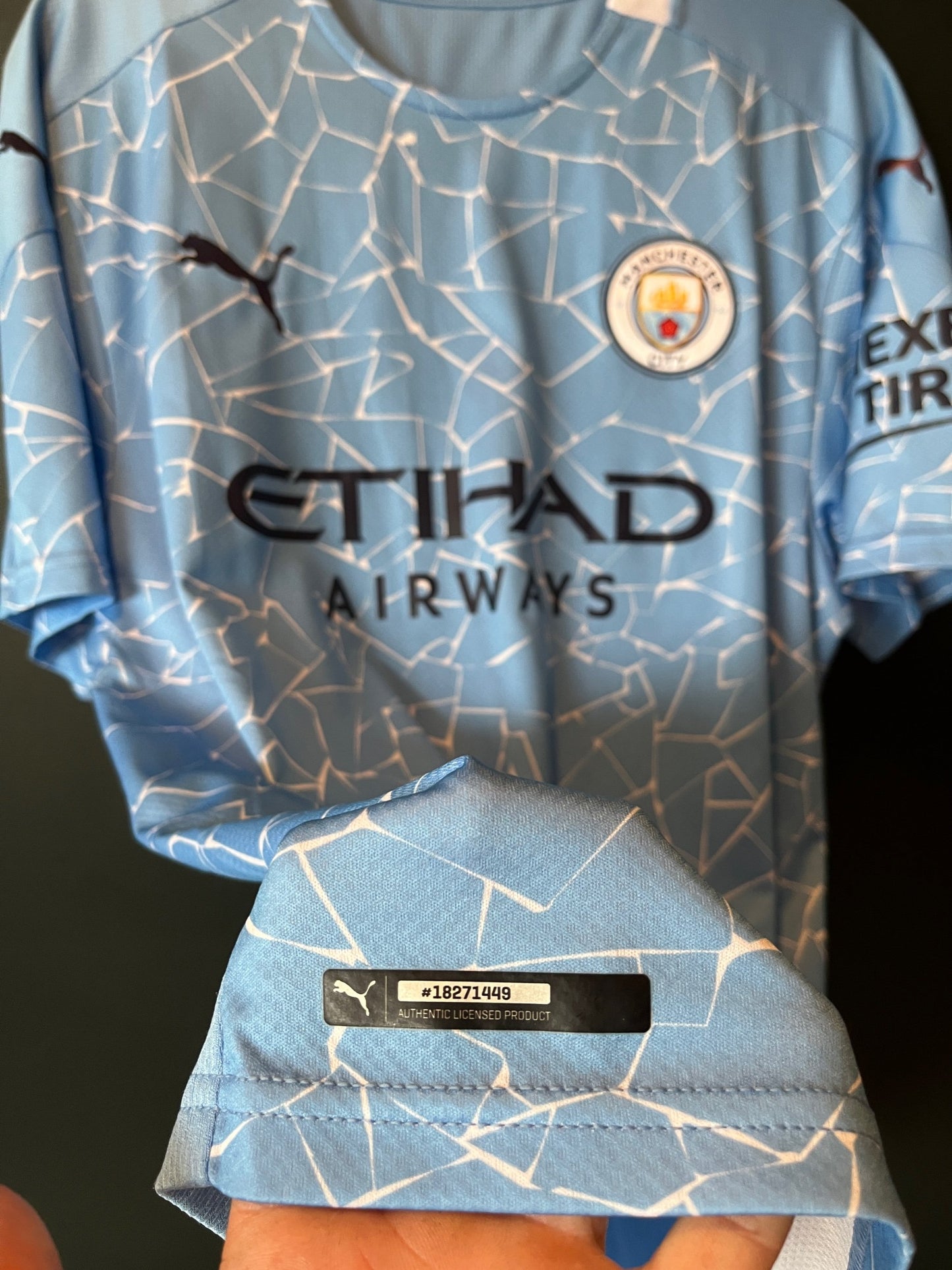 Manchester City 2020/21 Home XL De Bruyne 17