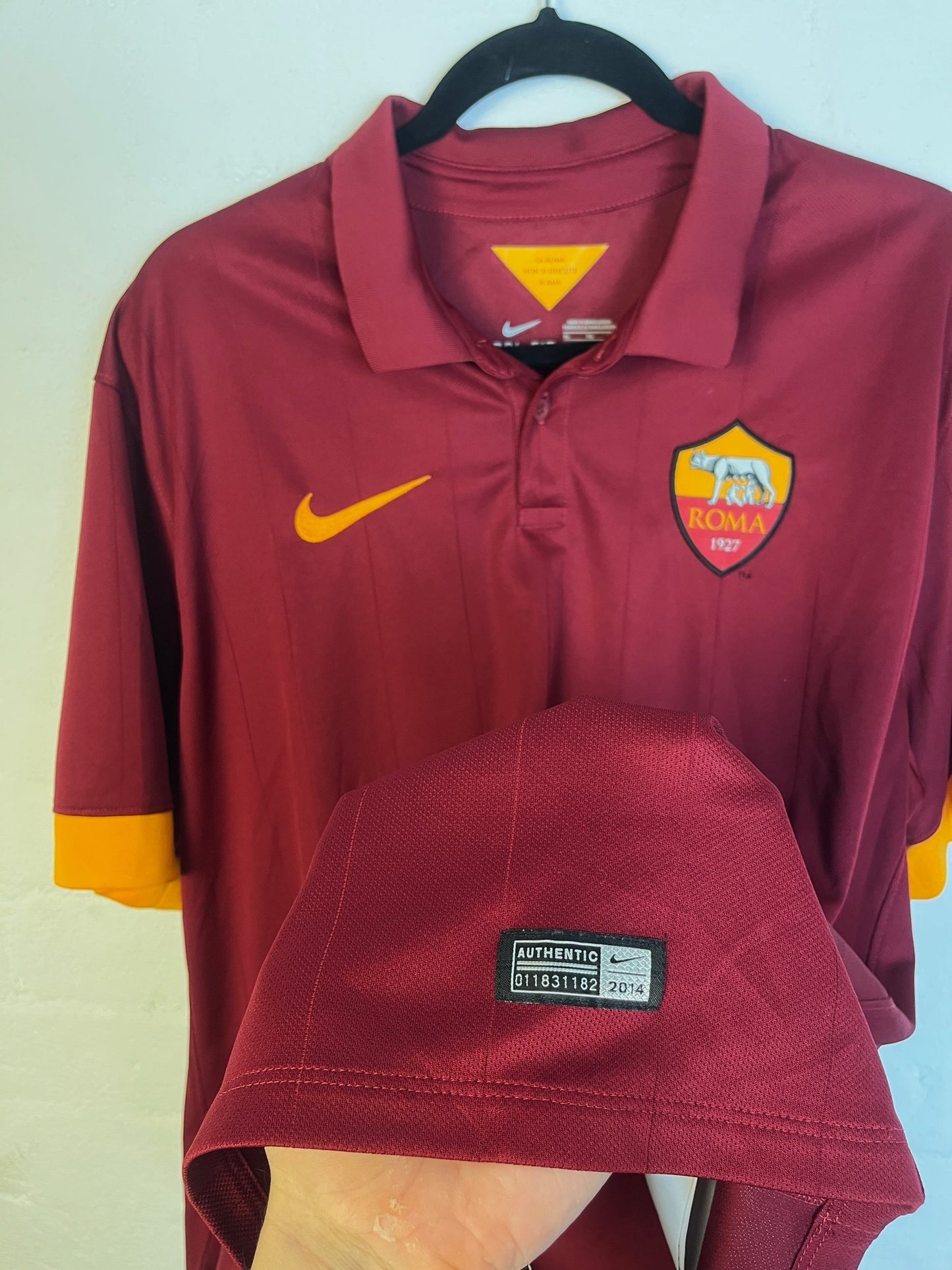 As Roma 2014/15 Home Extra Large Manolas 44