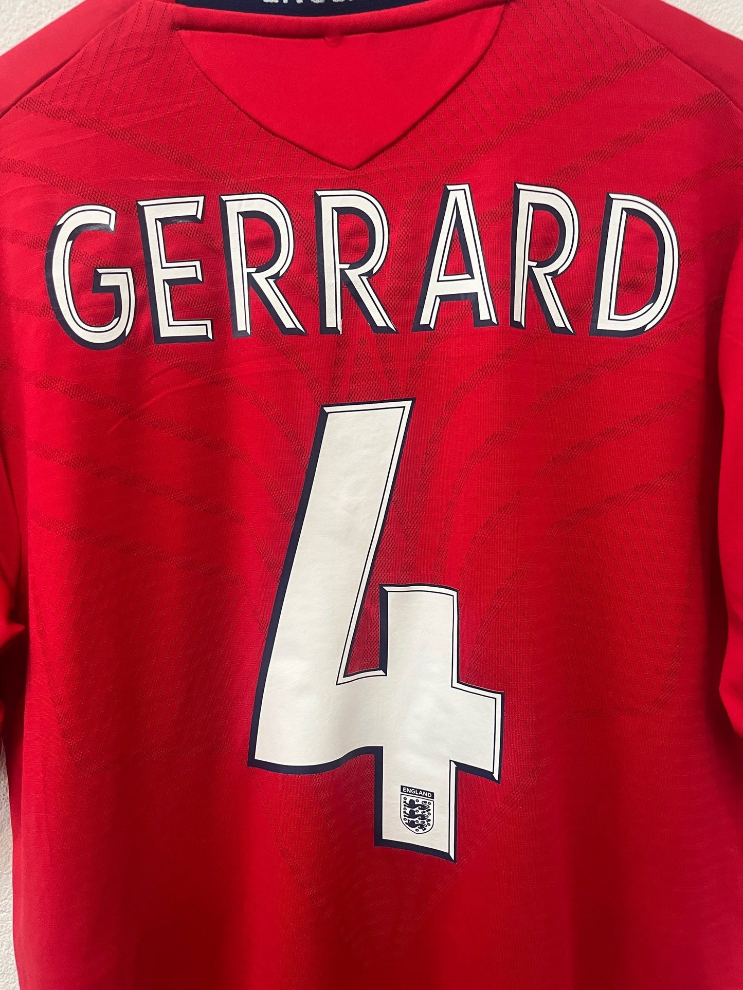 England 2008 Away Large Gerrard 4