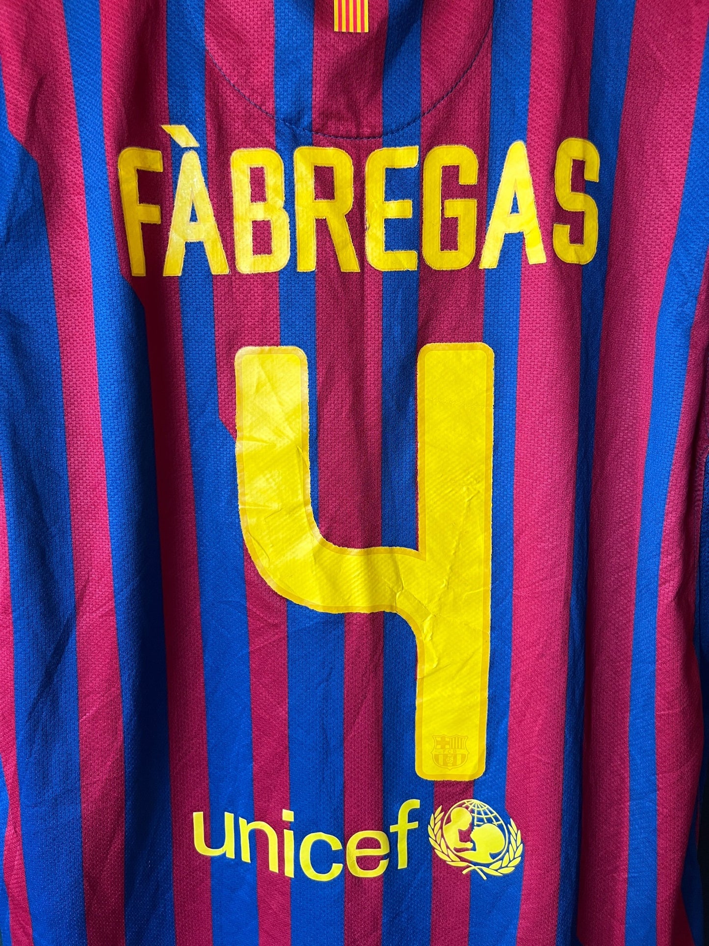 Barcelona 2011/12 Home Medium Fabregas 4